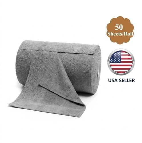 Reusable microfiber towel - microfiber, roll