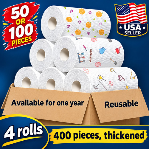 100pcs kitchen dishcloth - 50/100pcs,