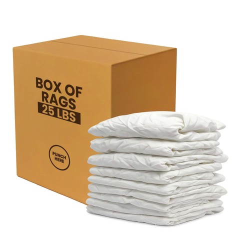 White sheeting cleaning rags - cleaning,