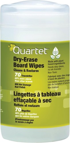 Dry erase cleaning wipes - dry,